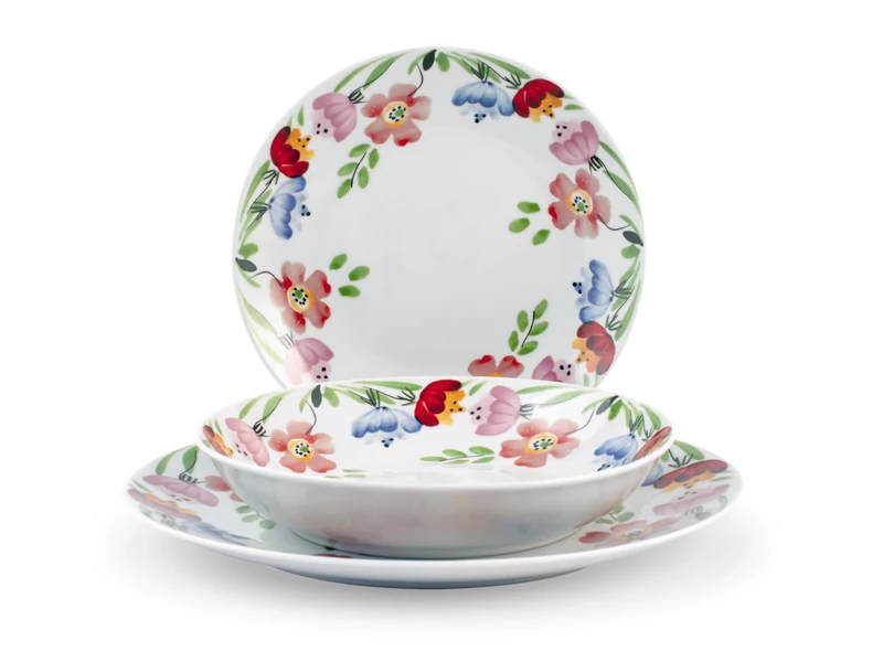 H&h 18-Piece Nuveau Tableware Set