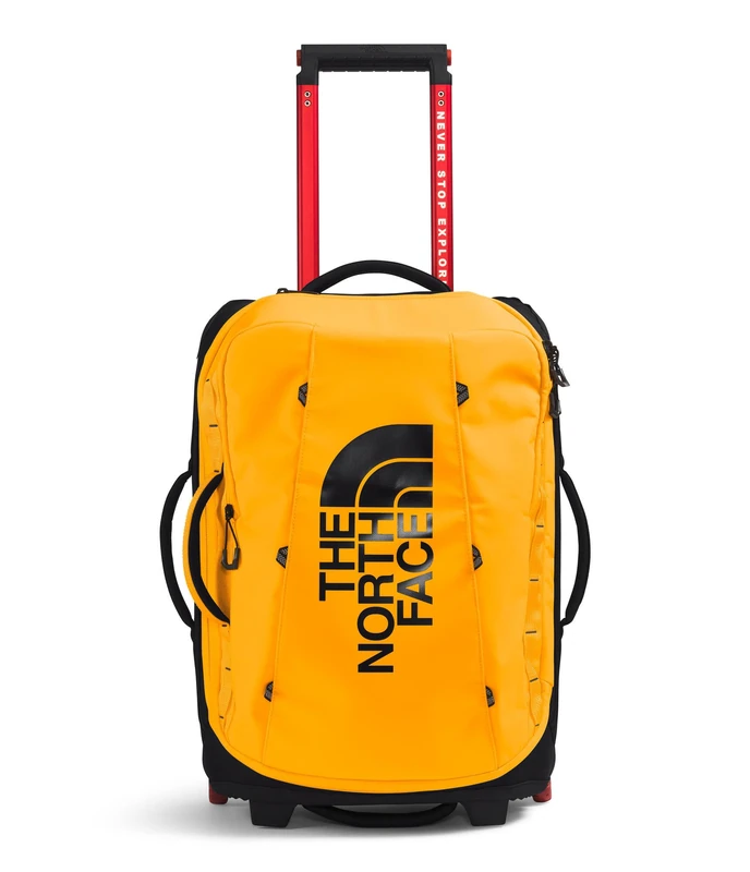 The North Face Unisex Base Camp Rolling Thunder 40L Luggage-Suitcase, Summit Gold/TNF Black/N