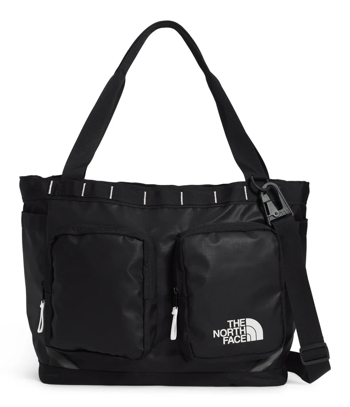 The North Face Unisex Base Camp Voyager 25 L Tote Bag, Tnf Black/Tnf White/Npf