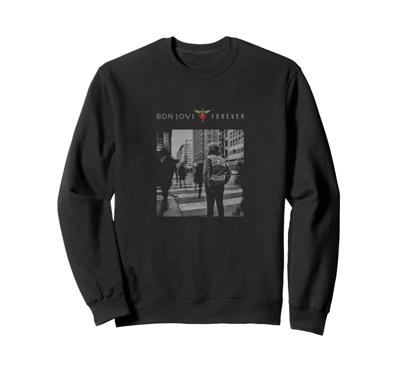 Official Bon Jovi Forever Black Sweatshirt