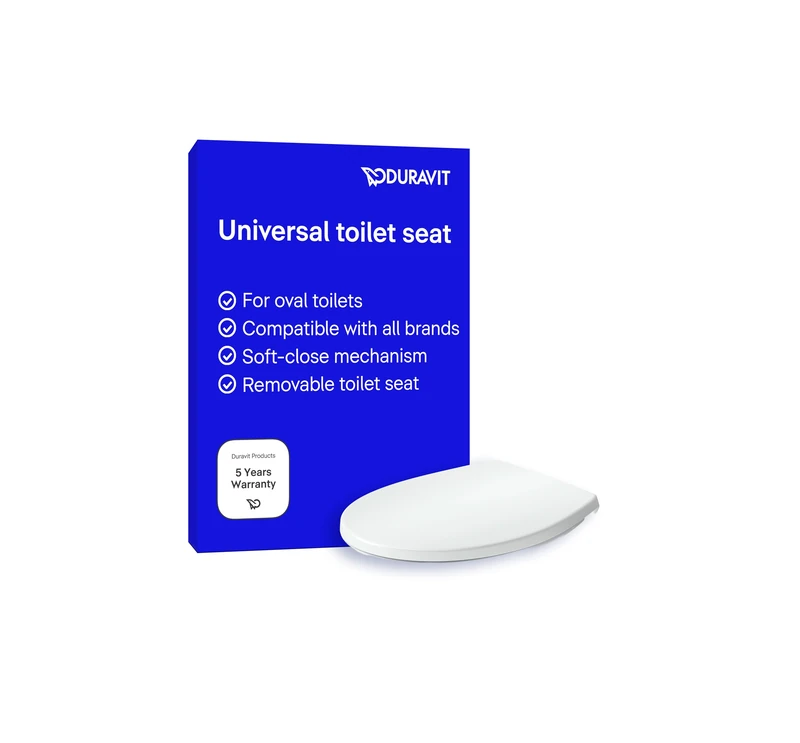 Duravit 0022790000 Univavo Toilet seat, White, 448 x 373 mm