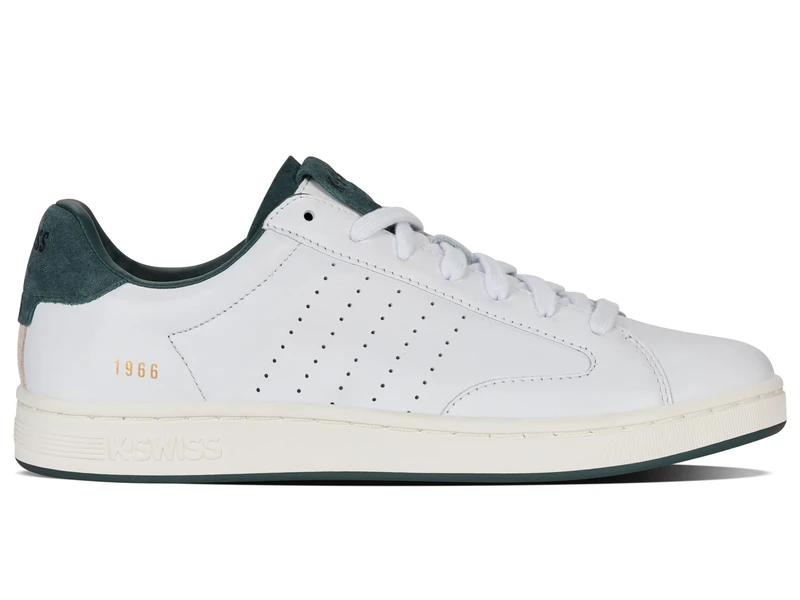 K-Swiss Men's Lozan Klub LTH Trainers, Wht Grn Gables S Wht, 9 UK