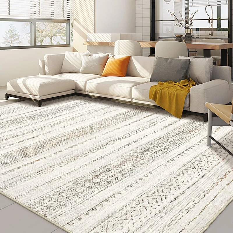 Nakagishi 10x14 Area Rugs Living Room: Washable Boho Large Neutral Modern Soft Stain Resistant Farmhouse Indoor Floor Rug Non-Slip Carpet for Bedroom Nursery Kids Playroom Office Dining Room- Colorful