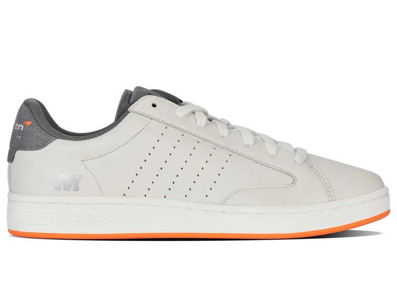 K-Swiss Lozan Mclaren Off-White Trainers, Wh Anthrct Papaya, 6.5 UK