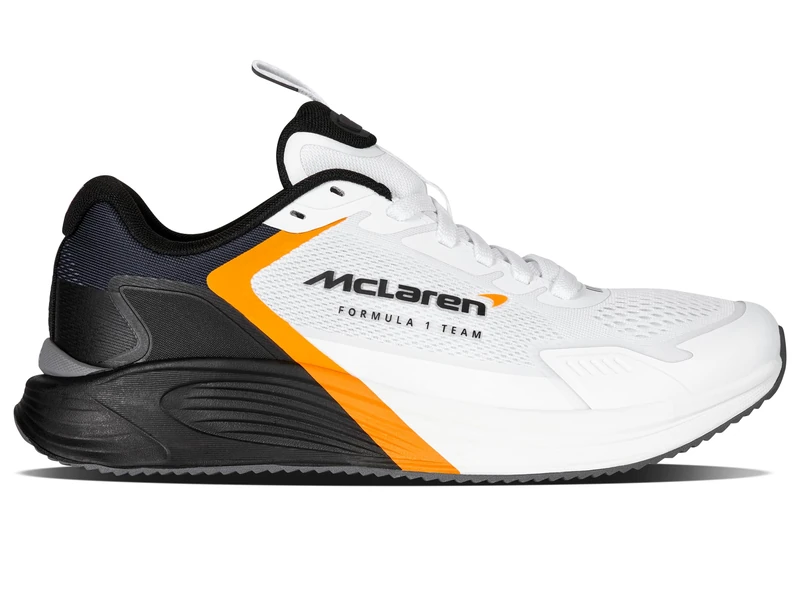 K-Swiss Men's Aero-ACTV Xmclarenii Trainers, Wht Black Papaya, 10.5 UK