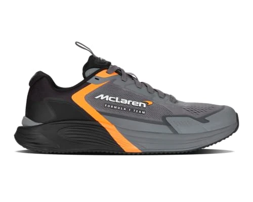 K-Swiss Men's Aero-ACTV Xmclarenii Trainers, Stlgry Blk Papaya, 9.5 UK