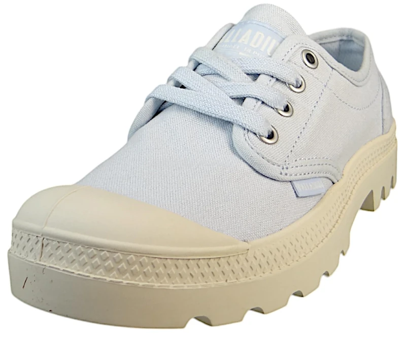 Palladium - Pampa Oxford Original - Men's and Women's Canvas Trainers - EVA Insole, Authentic Look, Vegan Friendly, Blue Art, 4 UK - Image 1