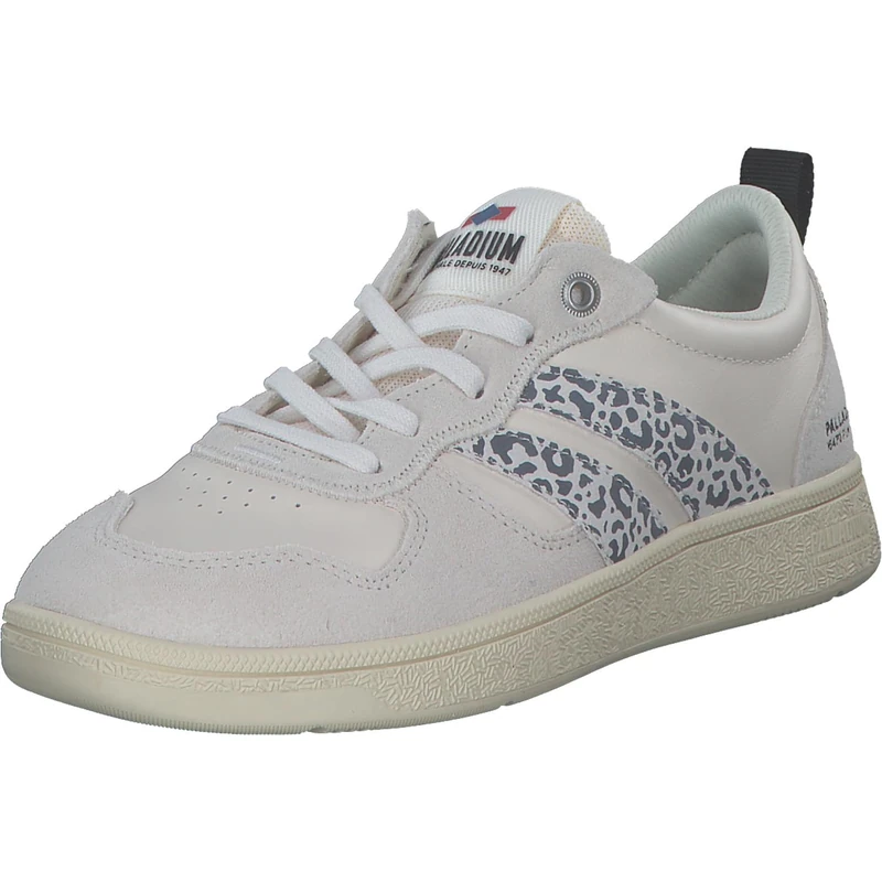 Palladium Unisex Pallacup Ankle Boots, Cream/Snow Leopard, 39 EU