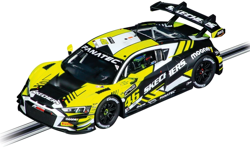 Carrera Digital 124 20023980, Audi R8 LMS GT3 evo,I Valentino Rossi No46, 1:24, Scale Slot Car, With Working Front, Rear and Brake Lights, Suitable For Ages 10 Years+