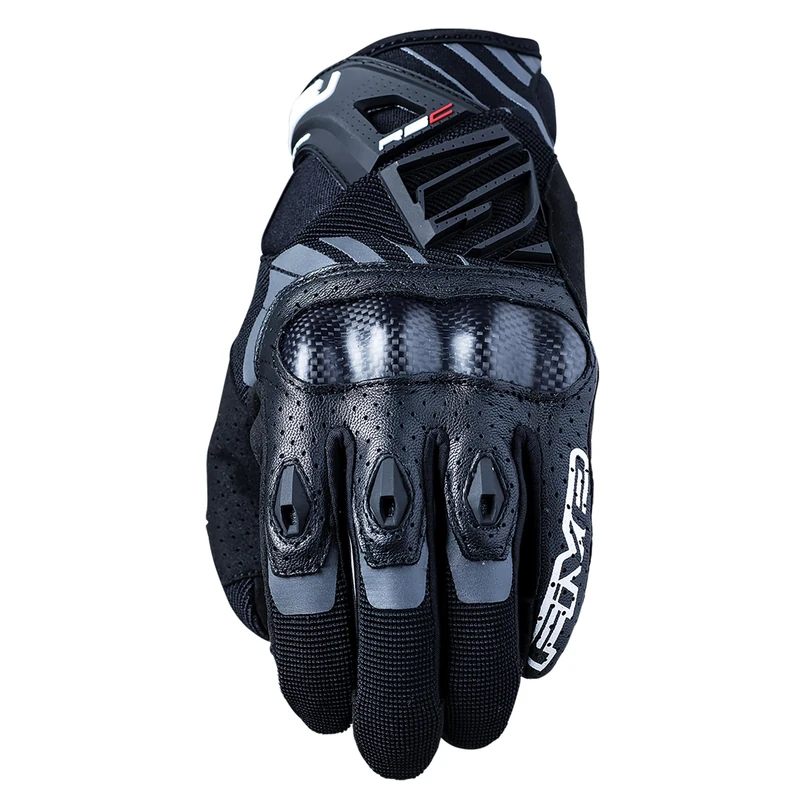 Five 830201 High Performance Urban Motorcycle Gloves, RS-C, Carbon Protective Shell, 1KP, Black, M