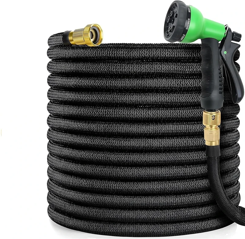 AntDau71 - Magic Hose for Garden Irrigation Extendable Magic Hose for Watering Various Sizes Equipped with 8 Water Gun Modes (5/25m)