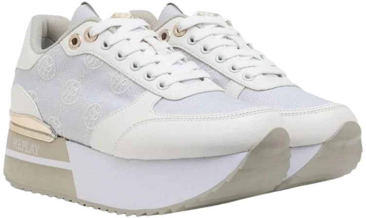 Replay Women's Penny High RY Trainers, 061 White, 40 EU, 061 White, 8 UK