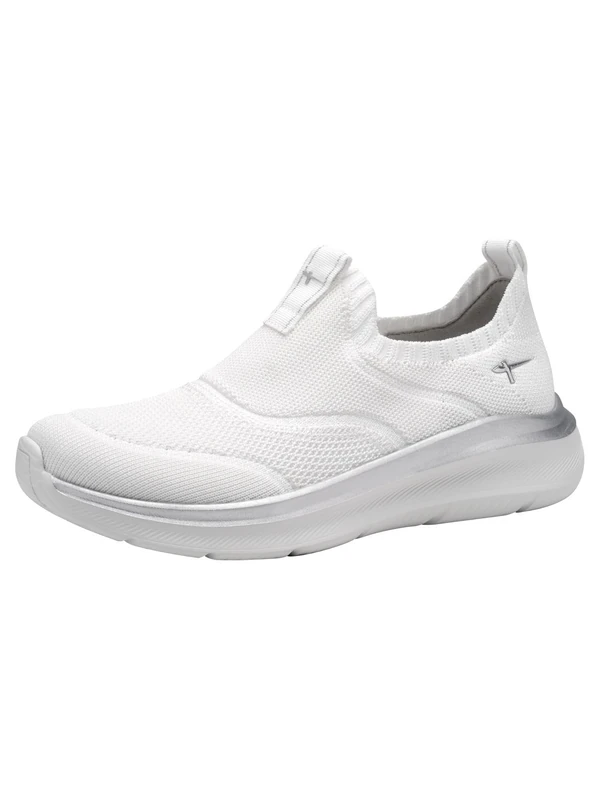 Tamaris Comfort Women’s VeganSlip-On Sneakers, White, 8 UK