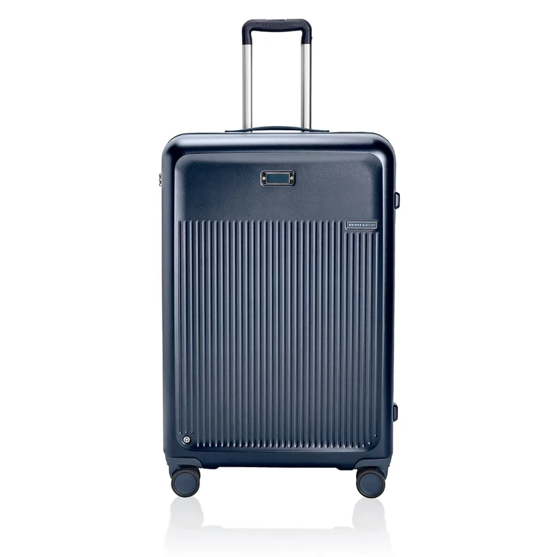 Briggs & Riley Sympatico Hardside Luggage, Navy, 22" Essential Carry-On, Sympatico Hardside Luggage