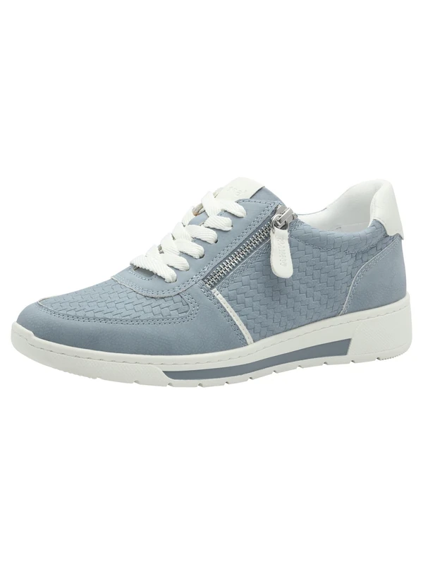 Jana Women’s Flat Sneakers Low Top Vegan, Denim, 6 UK