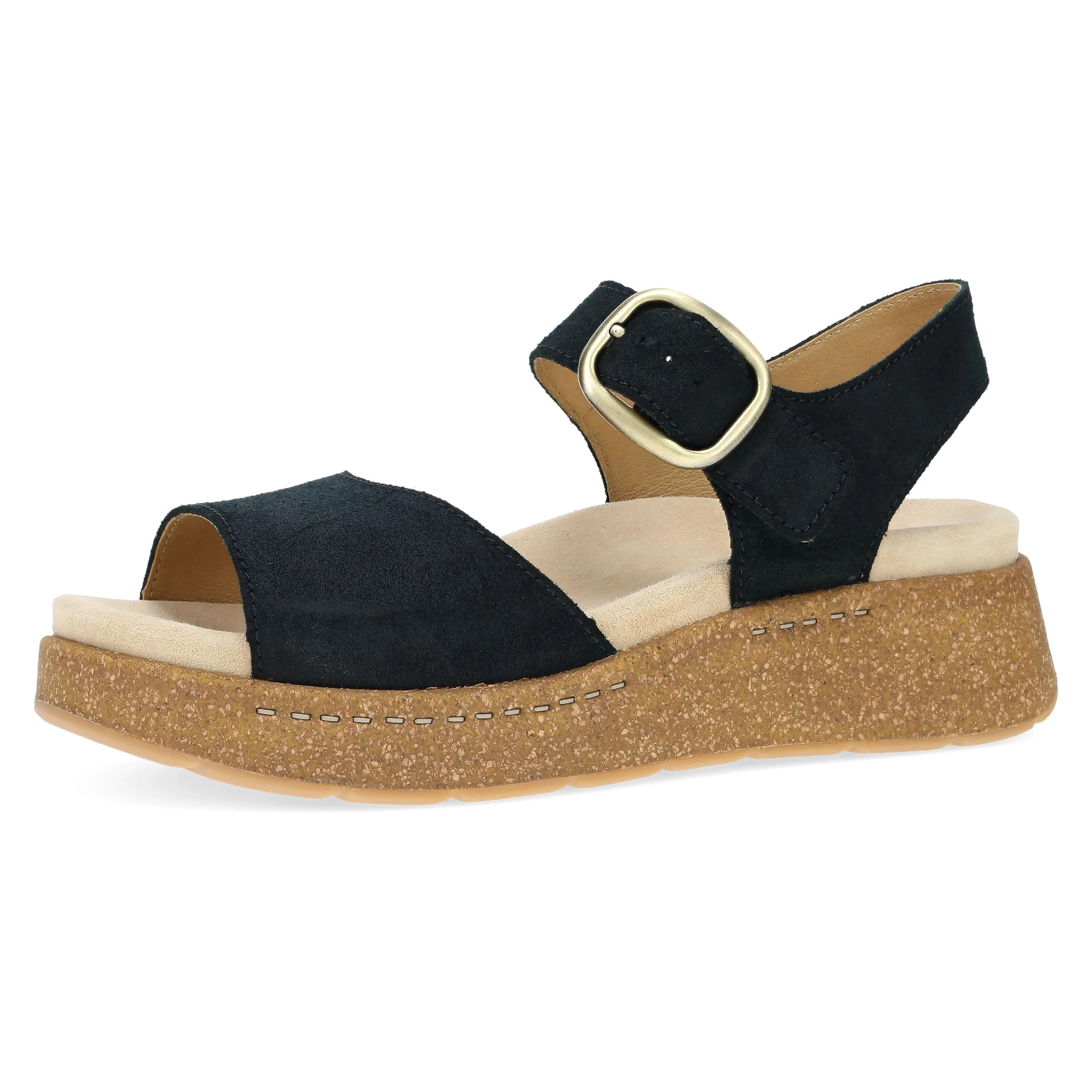 Dansko Women's 7011-100300 Wedges-Sandals, Black, 6.5/7 UK