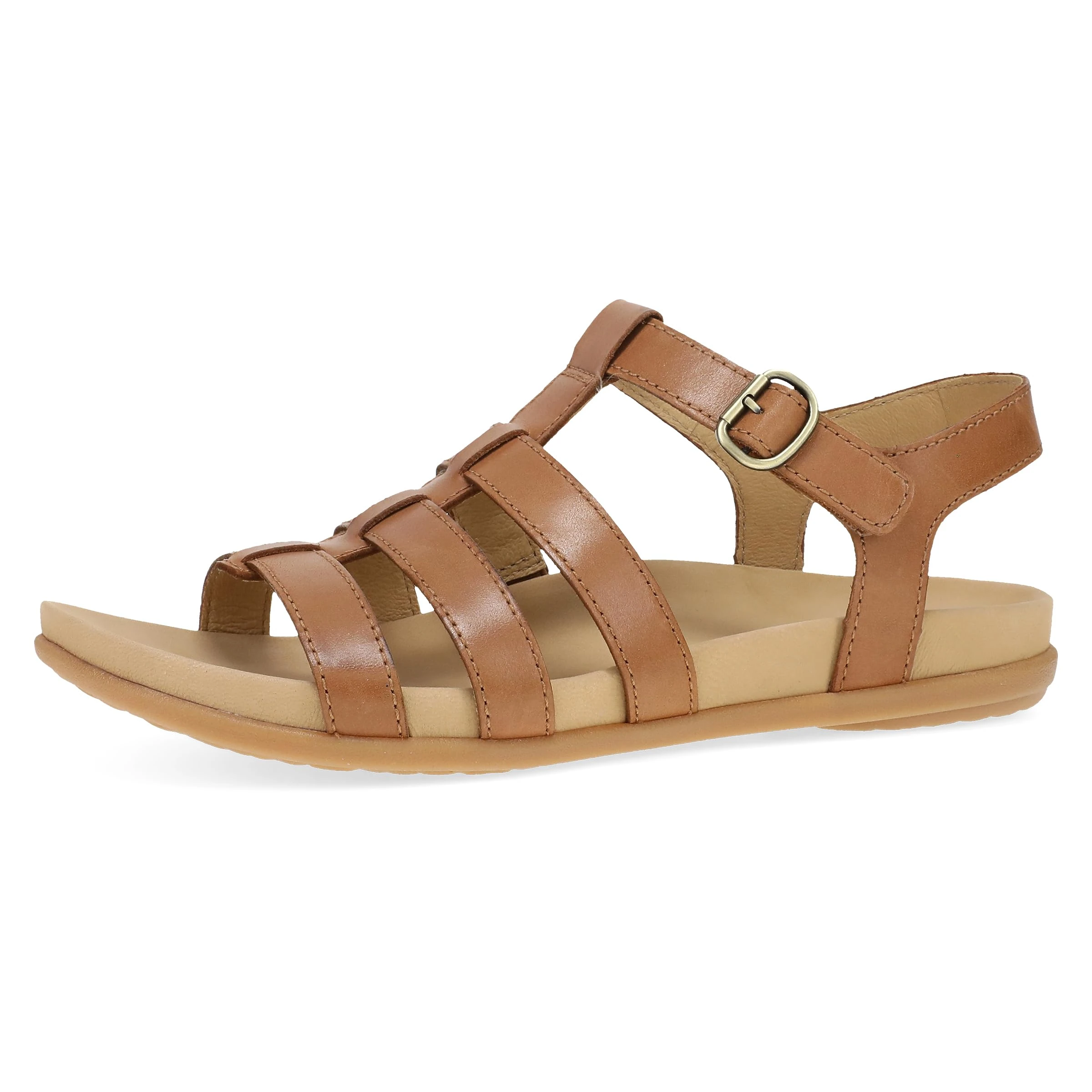Dansko Women's Janice Flats-Sandals, Tan, 7.5/8 UK