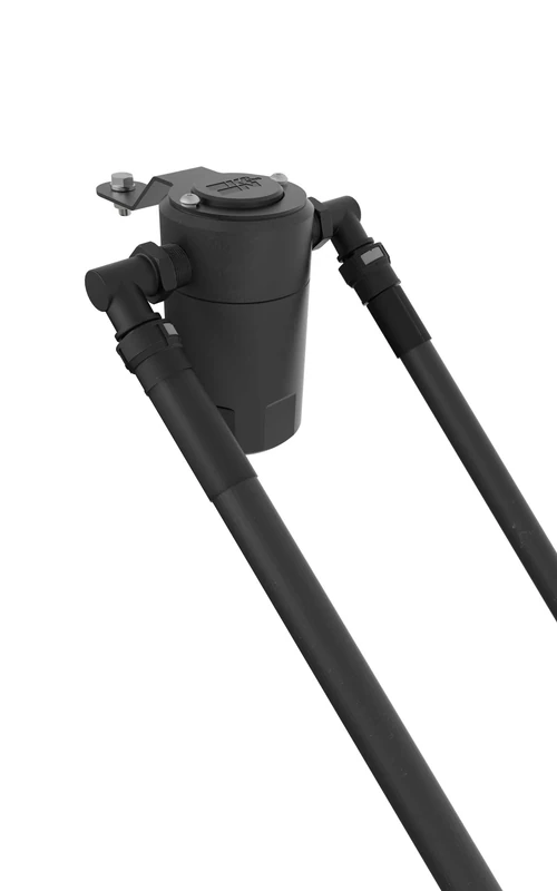 K&N Oil Catch Can compatible with Ford Mustang 2.3L EcoBoost 2015-2023 (81-0830)