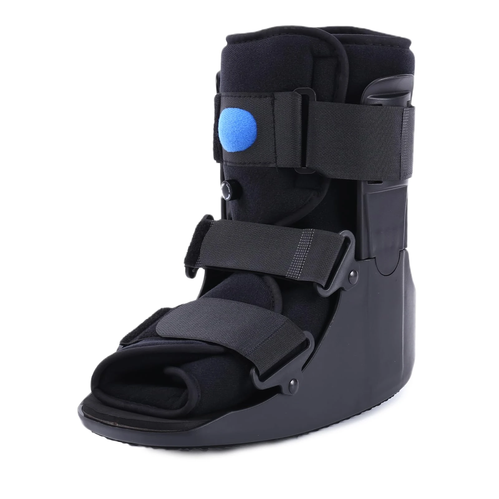 Inflatable Walking Boot Air Cam Walker Fracture Boot Orthopaedic boot for Sprained Ankle Short Air Walker Brace for Broken Foot Achilles Tendon Injury Black (S)