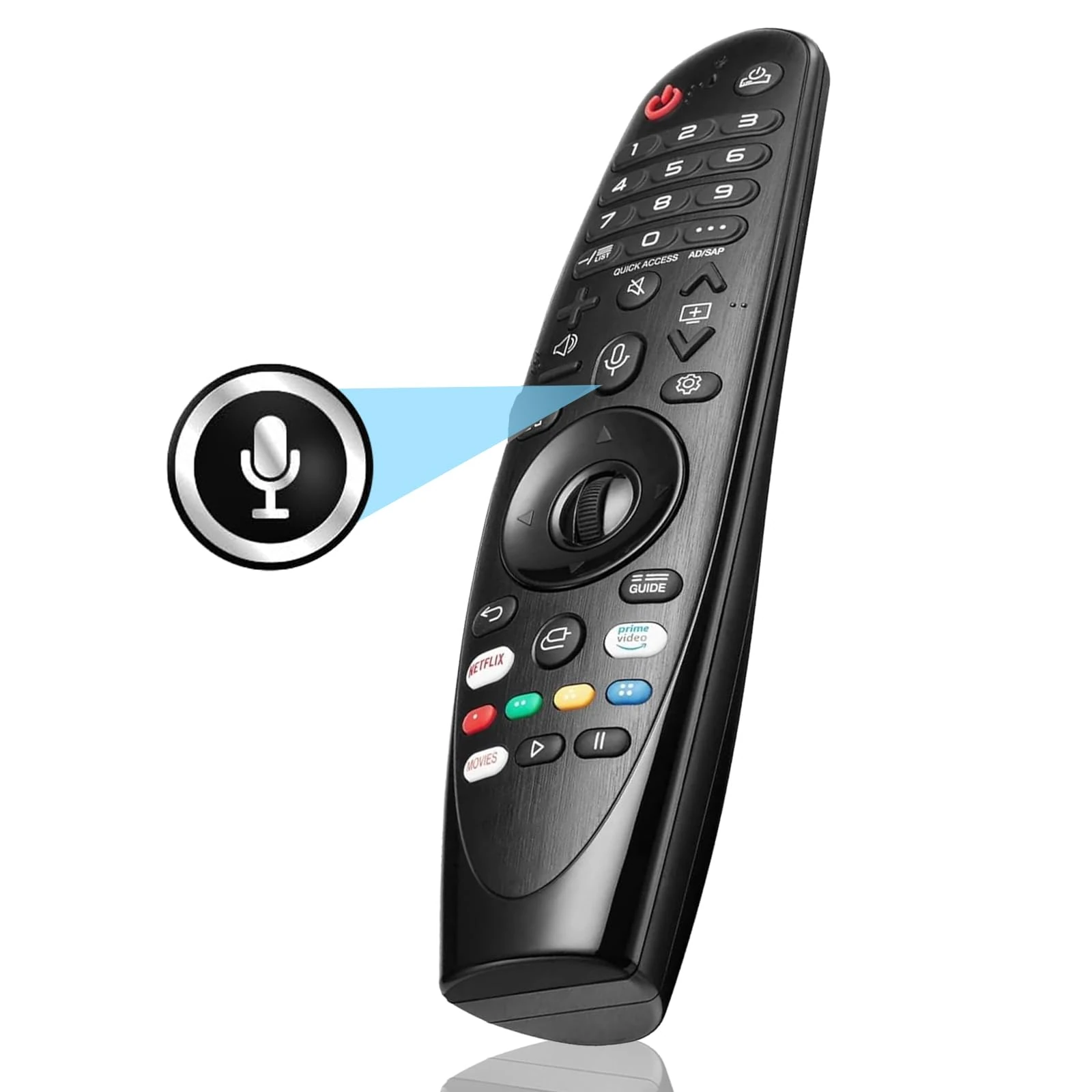 Magic Remote for LG-Smart-TV-Remote-Control,Voice Magic Remote Control for 4K 8K Smart TV Suitable for LG 2021 UHD OLED QNED NanoCell 4K 8K Smart TV,Voice Function