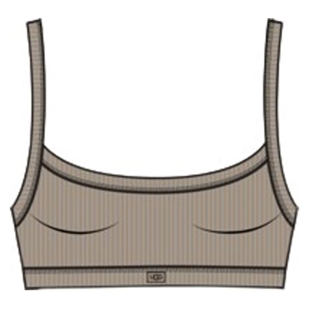 UGG Women's Tesia Bralette Rib, Silver Taupe, XS