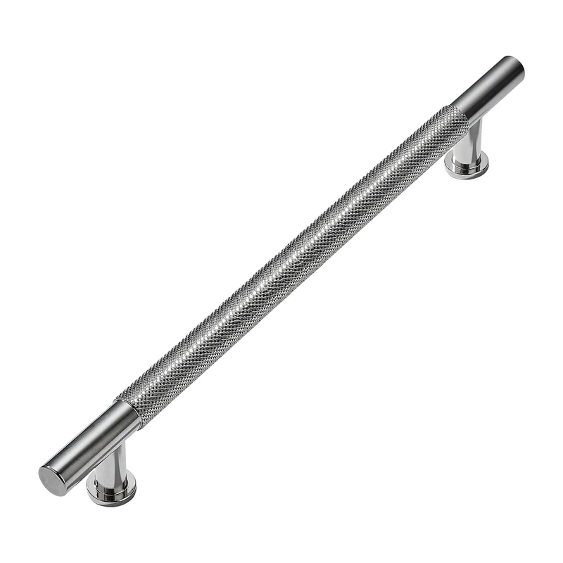 khtumeware 1 Pack 18 Inch(457mm) Drawer Handles Knurled Brushed Nickel Cabinet Pulls Drawer Pulls Kitchen Hardware Kitchen Handles for Cabinets Cupboard Handles