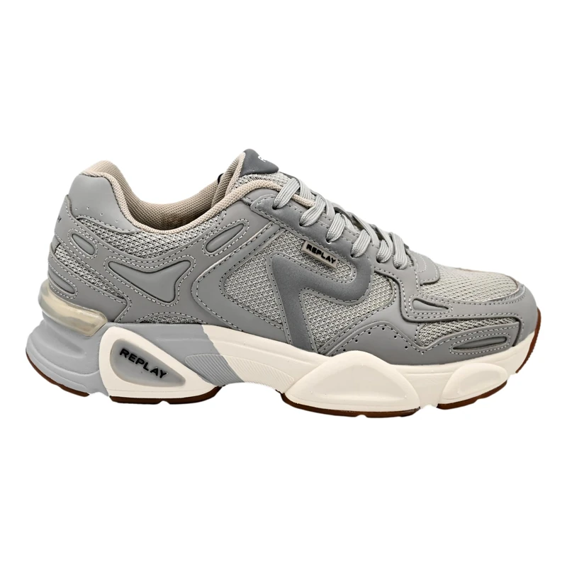 REPLAY Men Destiny M Cloud Sneaker, 028 Grey, 9 UK