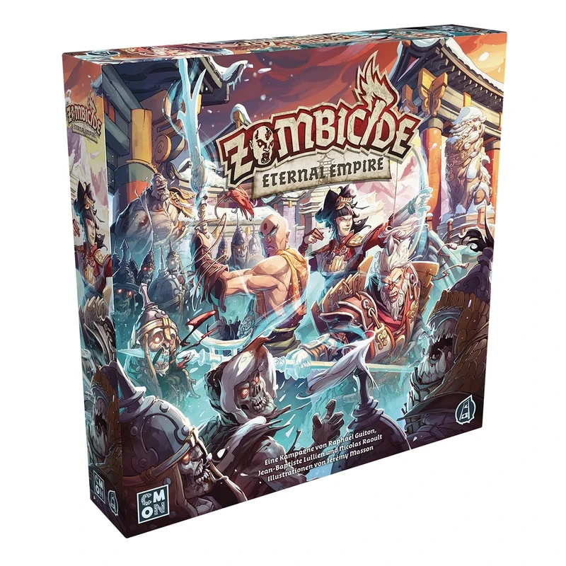CMON, Zombicide: White Death - Eternal Empire, Expansion, Connoisseur Game, Dungeon Crawler, 1-6 Players, from 14+ Years, 60 Minutes, German, Multilingual