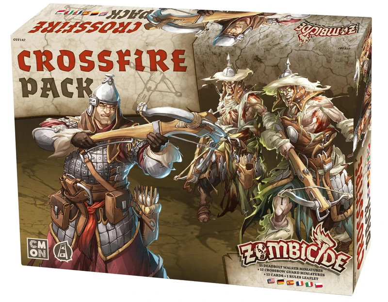 CMON, Zombicide: White Death - Crossfire Pack, Expansion, Connoisseur Game, Dungeon Crawler, 1-6 Players, From 14+ Years, 60 Minutes, German, Multilingual