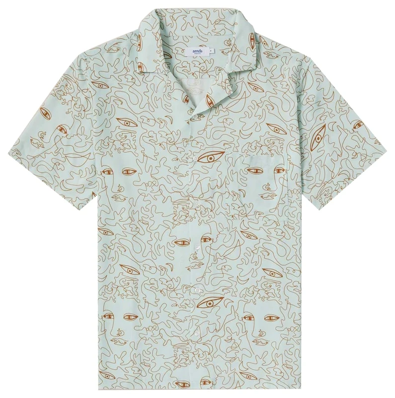 Arrels Barcelona, Shirt Summer Spirits, Light Blue