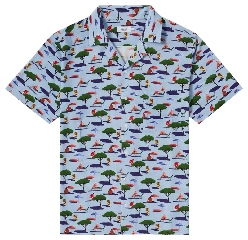 Arrels Barcelona, Shirt Light Glamping, Blue
