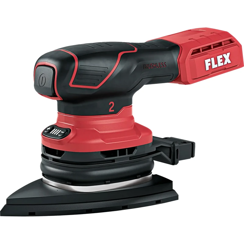 Flex Cordless Orbital Sander ODE 2-100 18-EC C (Without Battery, Sanding Plate with 10-Hole System, Multisander with Speed Control 18 V) 532087