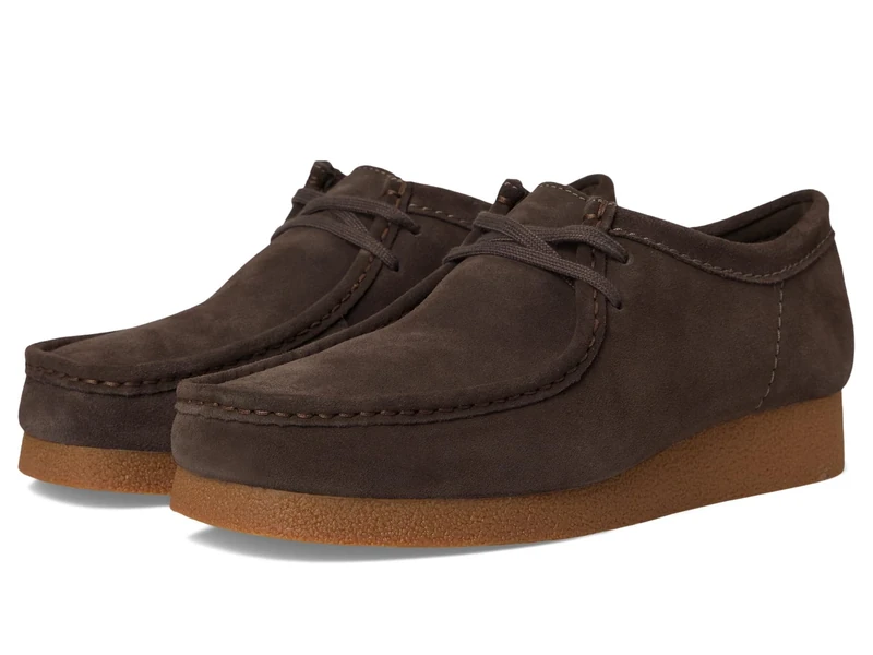 Clarks Mens Wallabeeevo -, Dark Brown Suede, 10 UK