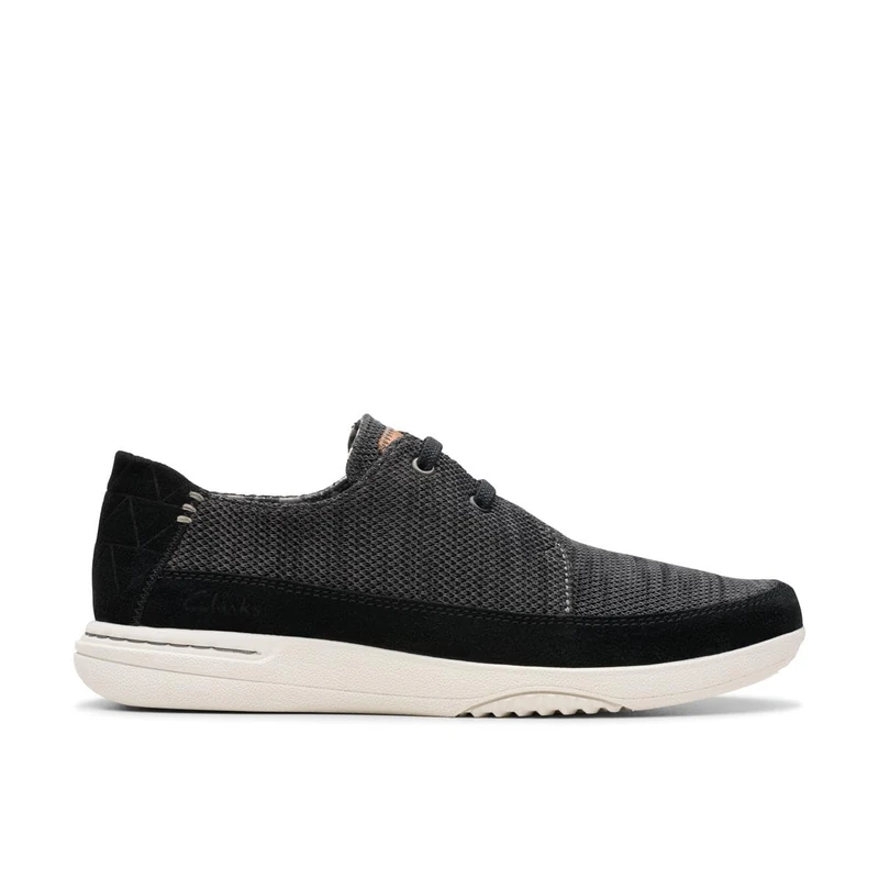 Clarks Easeway Lace Mens Black Combi, 7