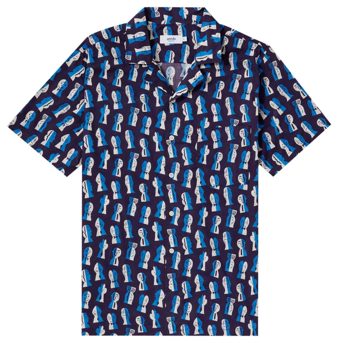 Arrels Barcelona, Shirt Papier Découpé, Navy