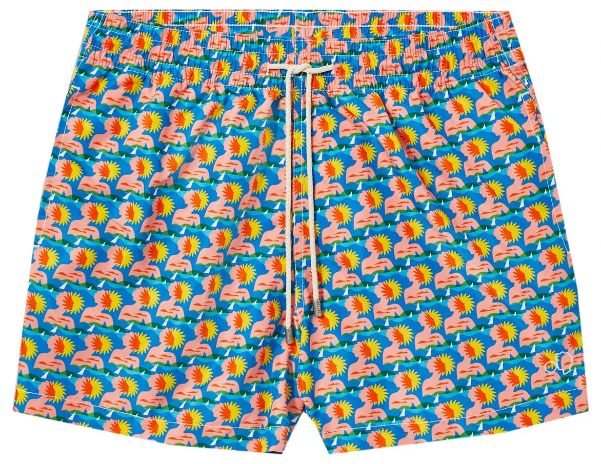 Arrels Barcelona, Swim Shorts Sunbathing, Blue