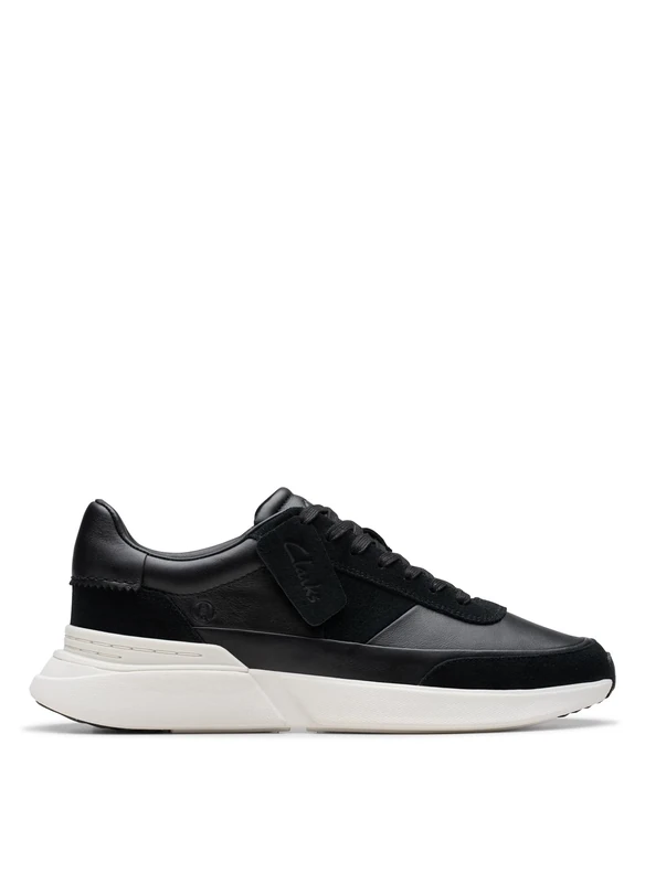 Clarks Craft Pace Mens Black Leather, 9.5