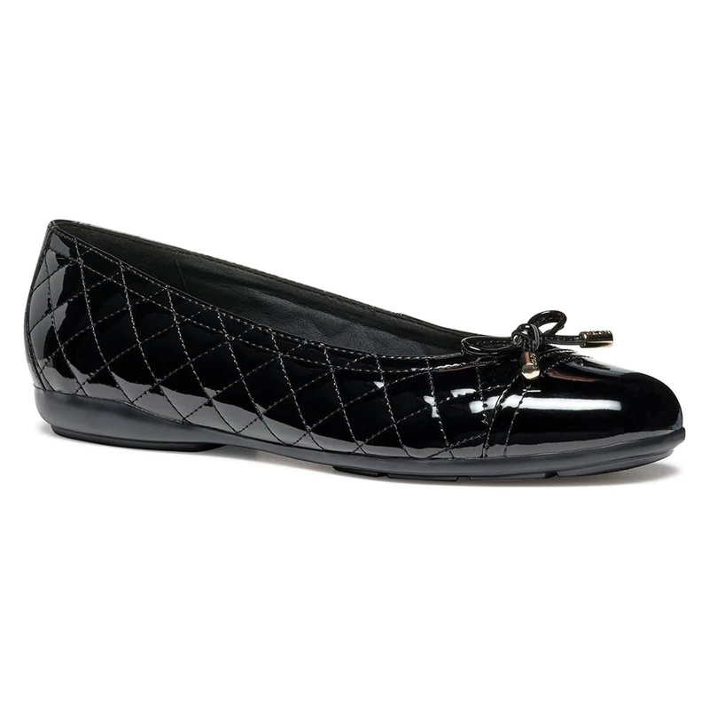 Geox Women's D ANNYTAH B Ballet Flat, Black, 8 UK