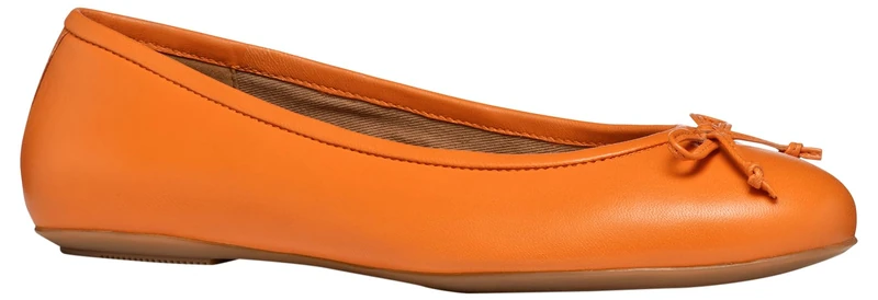 Geox Womens D Palmaria Ballet Flat, Orange, 3 UK
