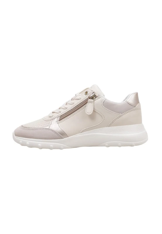 Geox D ALLENIEE B, Women’s Sneaker, Papyrus, - Image 1