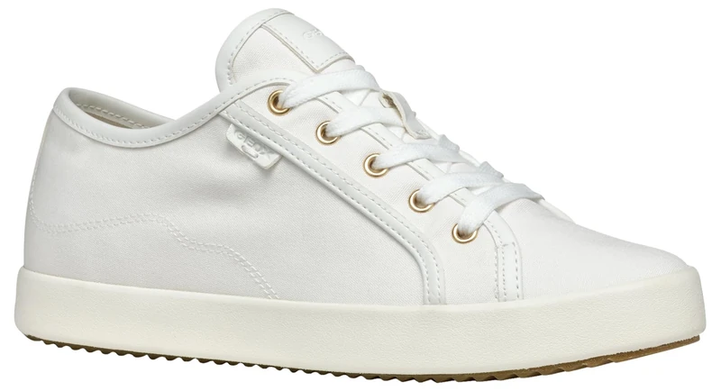 Geox Women's D BLOMIEE E Sneaker, Optic White, 4 UK