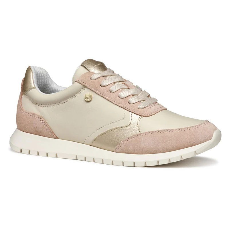 Geox D Sukie 2.0 C, Women’s Sneaker, Papyrus/Nude,