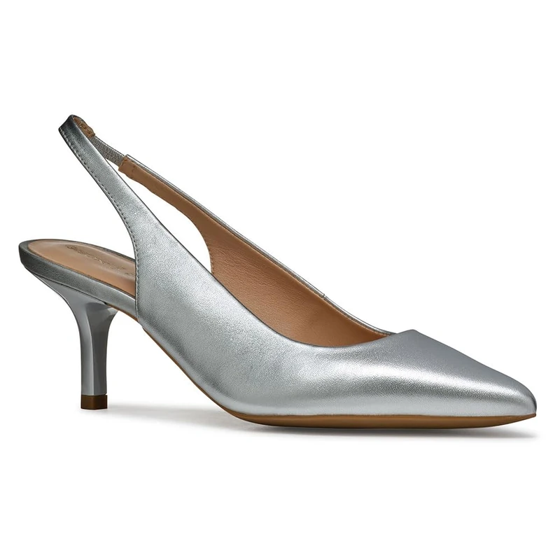 Geox D KLEOPY B, Women’s Pump, Silver,