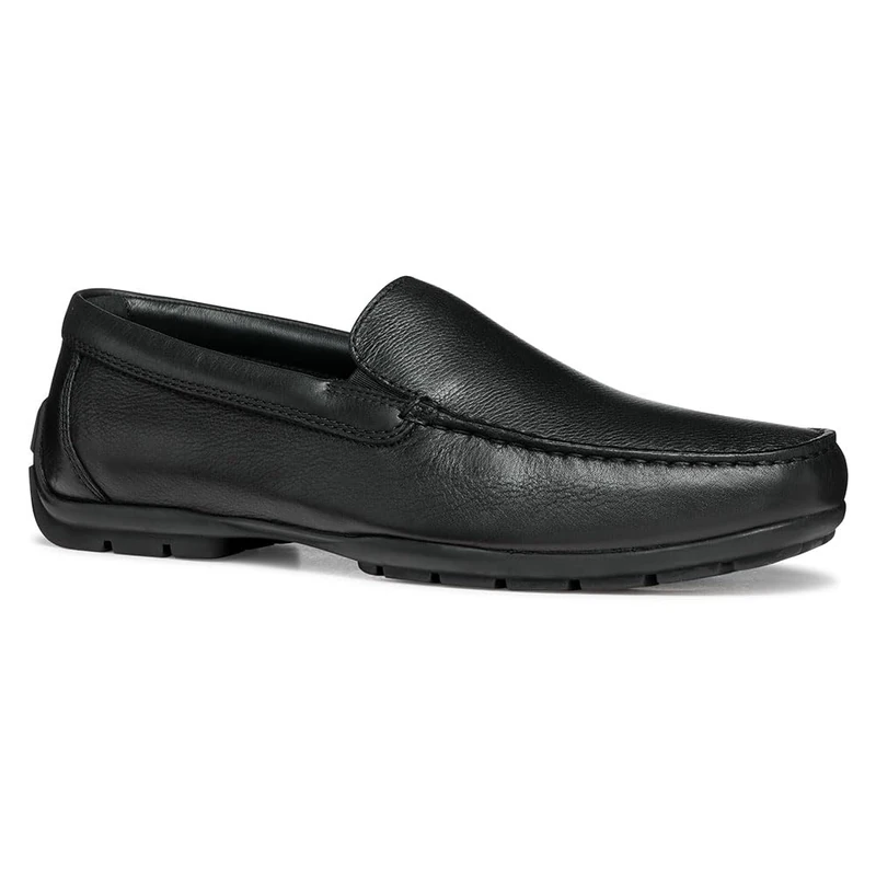 Geox Men's U Moner W 2FIT A Loafer, Black, 8.5 UK