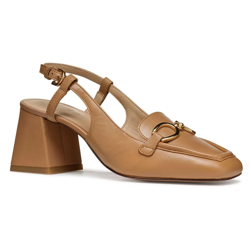 Geox Women's D Coronilla A Pump, Beige, 5.5 UK