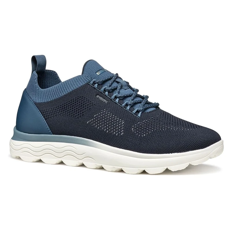 Geox Men's U SPHERICA E Sneaker, Navy/Avio, 11 UK