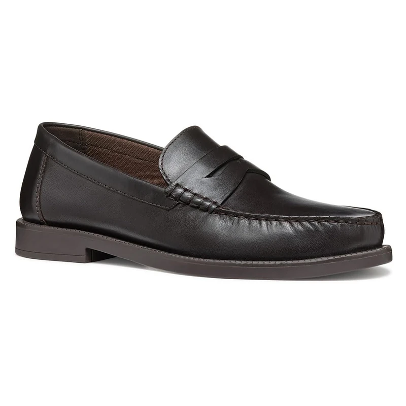 Geox Mens U Recanati D Loafer, Coffee, 8.5 UK