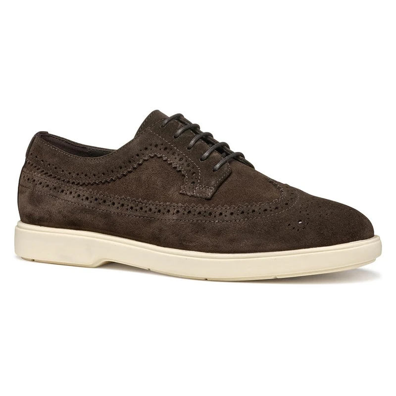 Geox Men's U SPHERICA EC17 E Oxford, Dark Brown, 10 UK