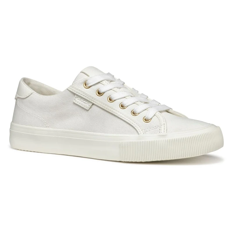Geox Women's D EMMELENY A Sneaker, Optic White, 7.5 UK