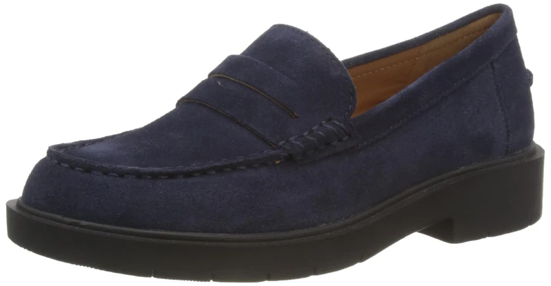Geox D SPHERICA EC1 A Women's Loafer - Navy